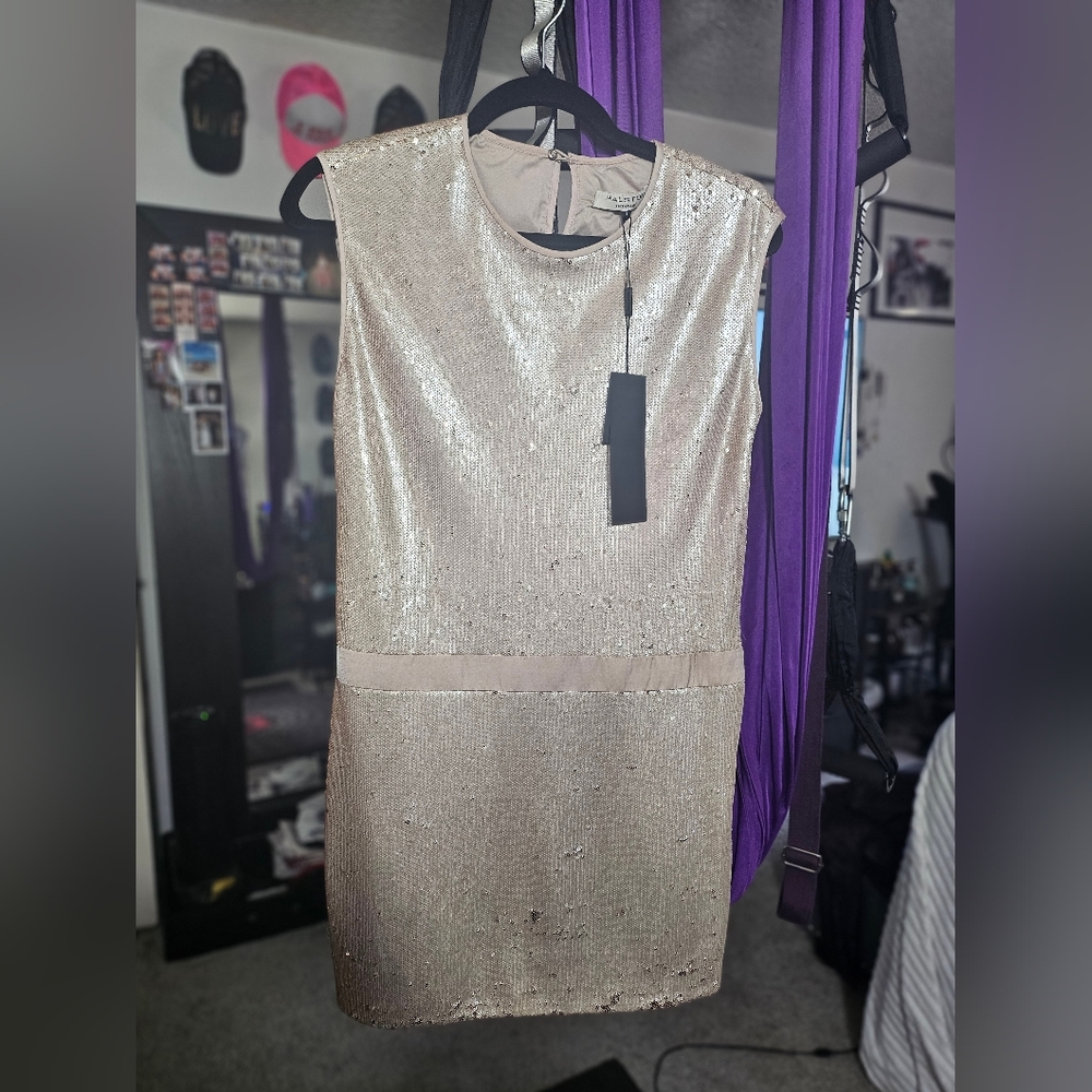 Halston heritage sequence dress